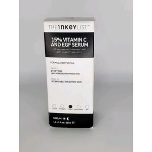 The INKEY List 15% Vitamin C EGF Facial Serum 1oz New In Box